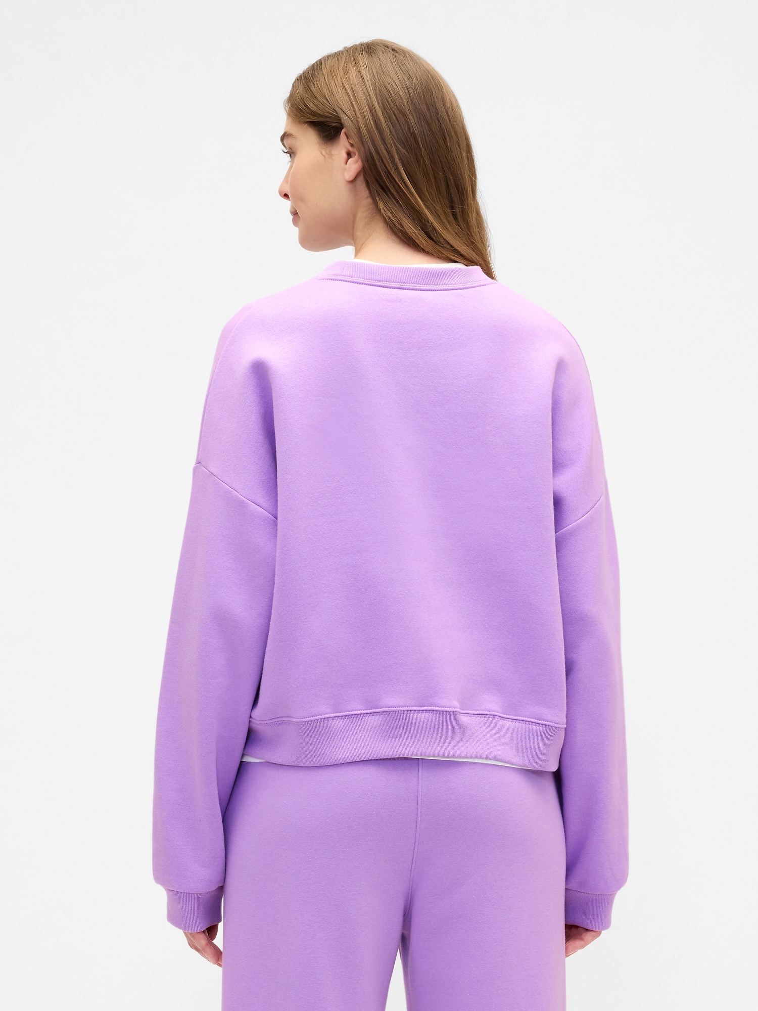 Relaxed Wedge Crewneck Sweatshirt