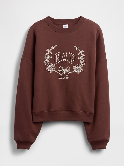 Image number 5 showing, Oversized Wedge Gap Logo Sweatshirt