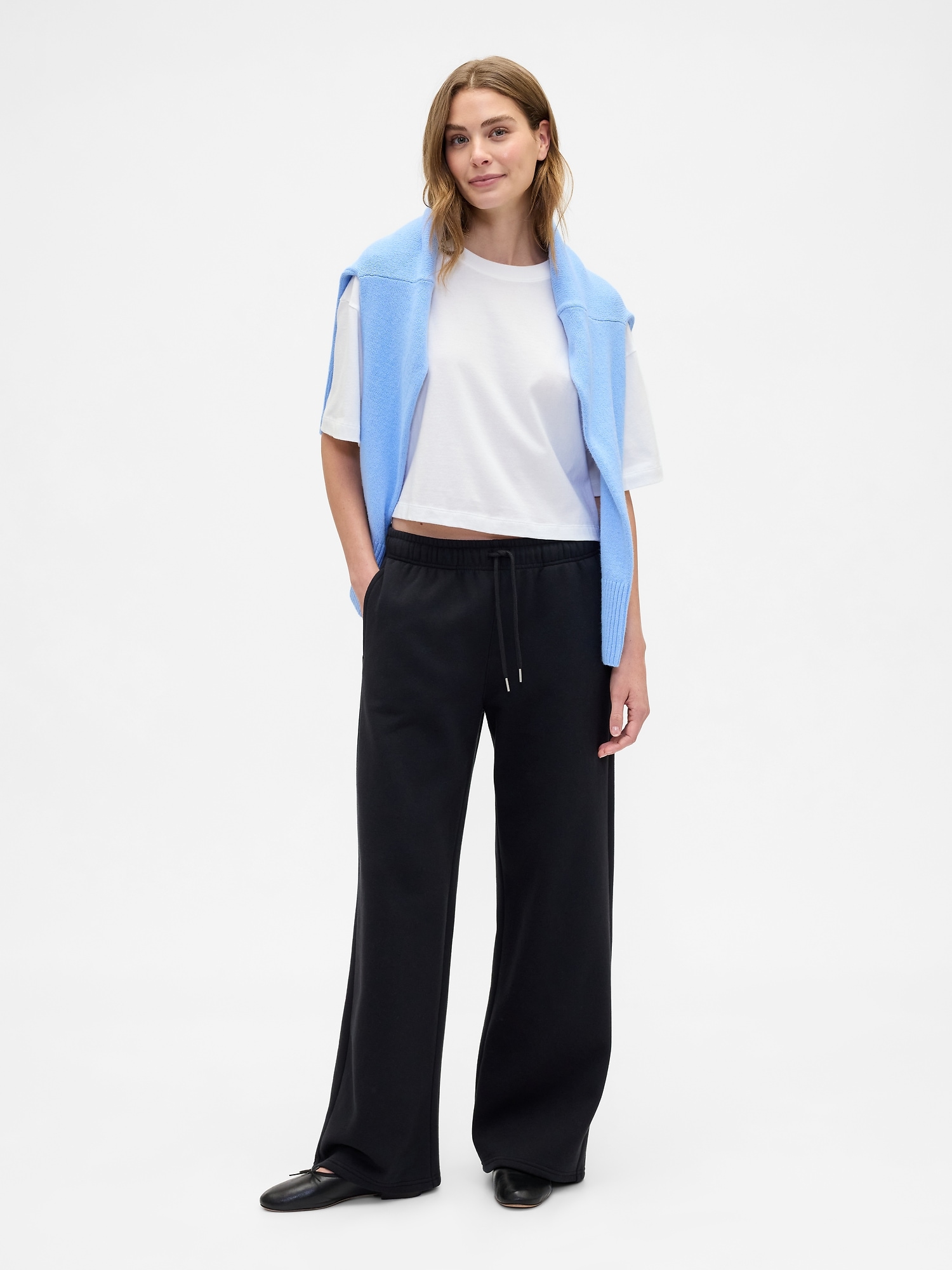 Relaxed Straight-Leg Sweatpants