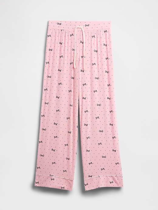 Image number 4 showing, Modal Wide-Leg PJ Pants