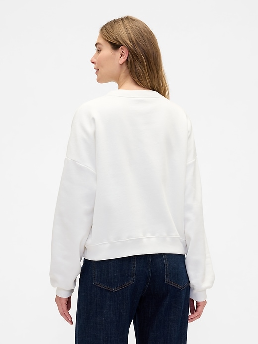 Image number 2 showing, Oversized Wedge Gap Logo Sweatshirt