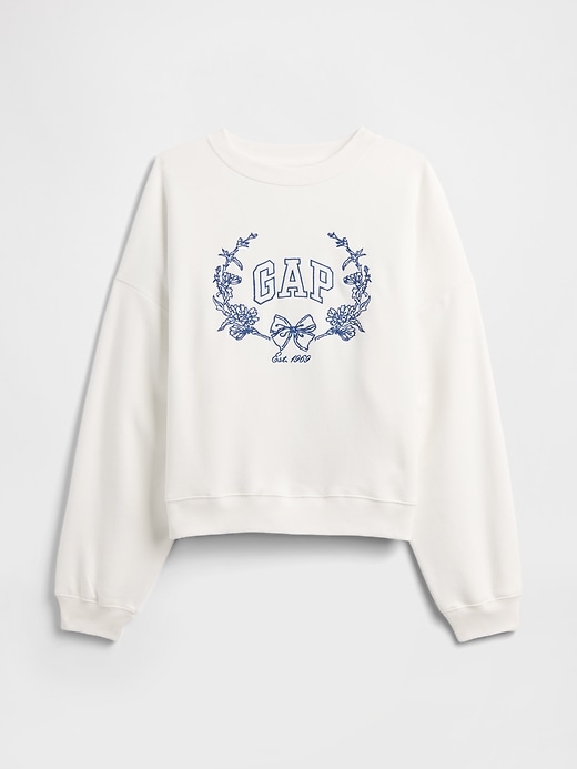Image number 5 showing, Oversized Wedge Gap Logo Sweatshirt