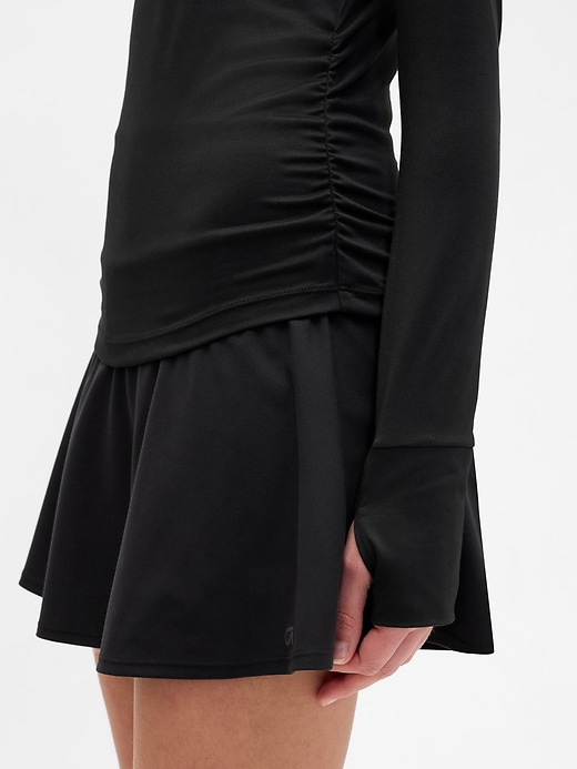 Image number 4 showing, GapFit Brushed Jersey Ruched T-Shirt