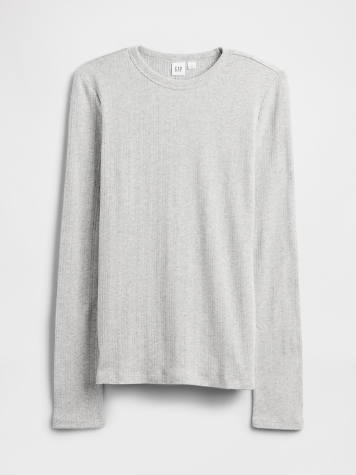 Image number 5 showing, Ribbed Crewneck T-Shirt