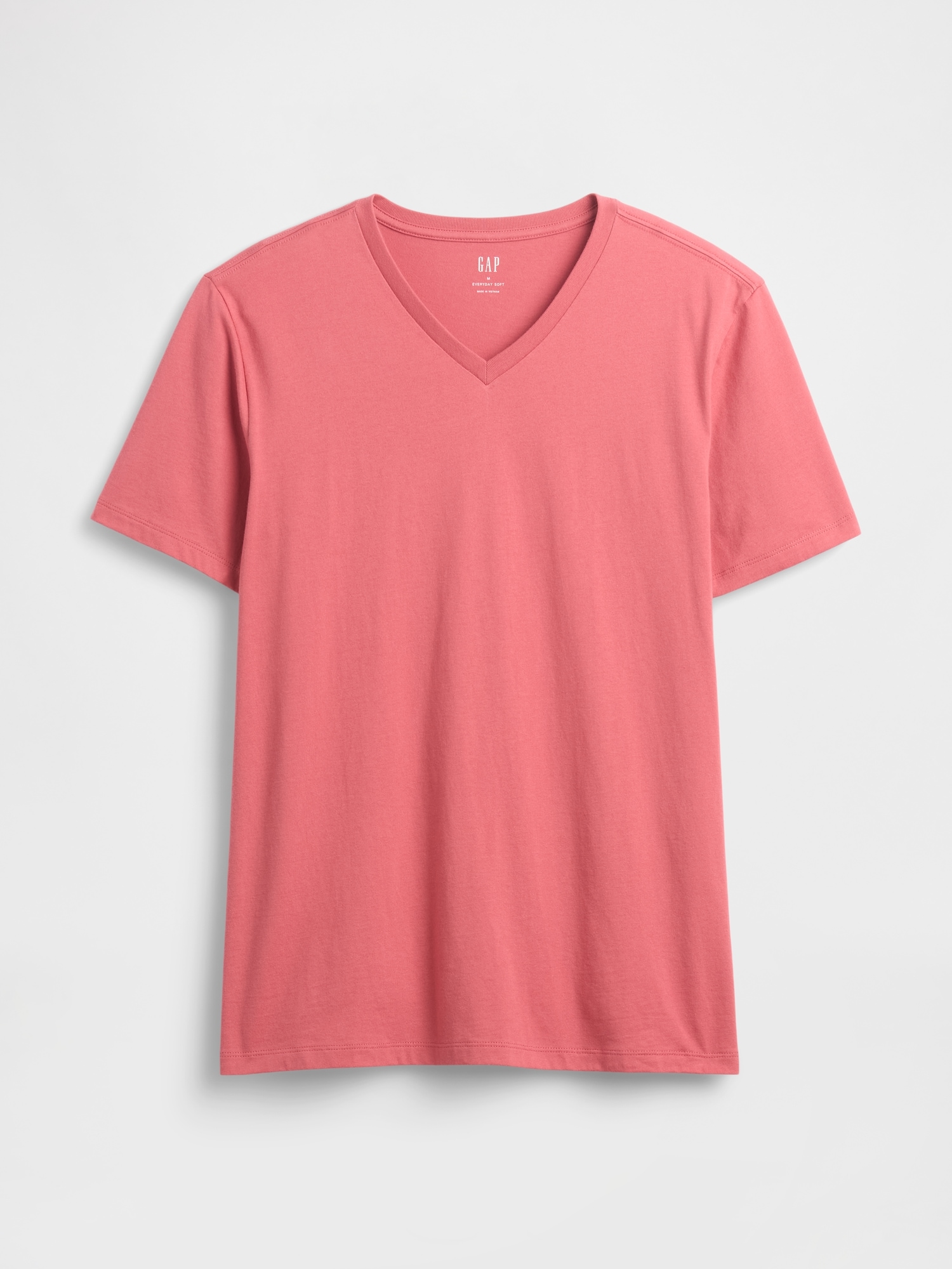 Gap Factory Everyday Soft V-neck T-shirt In Pink