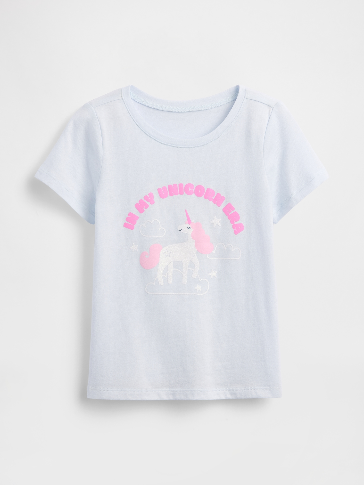 babyGap Graphic T-Shirt - Serene Blue Unicorn
