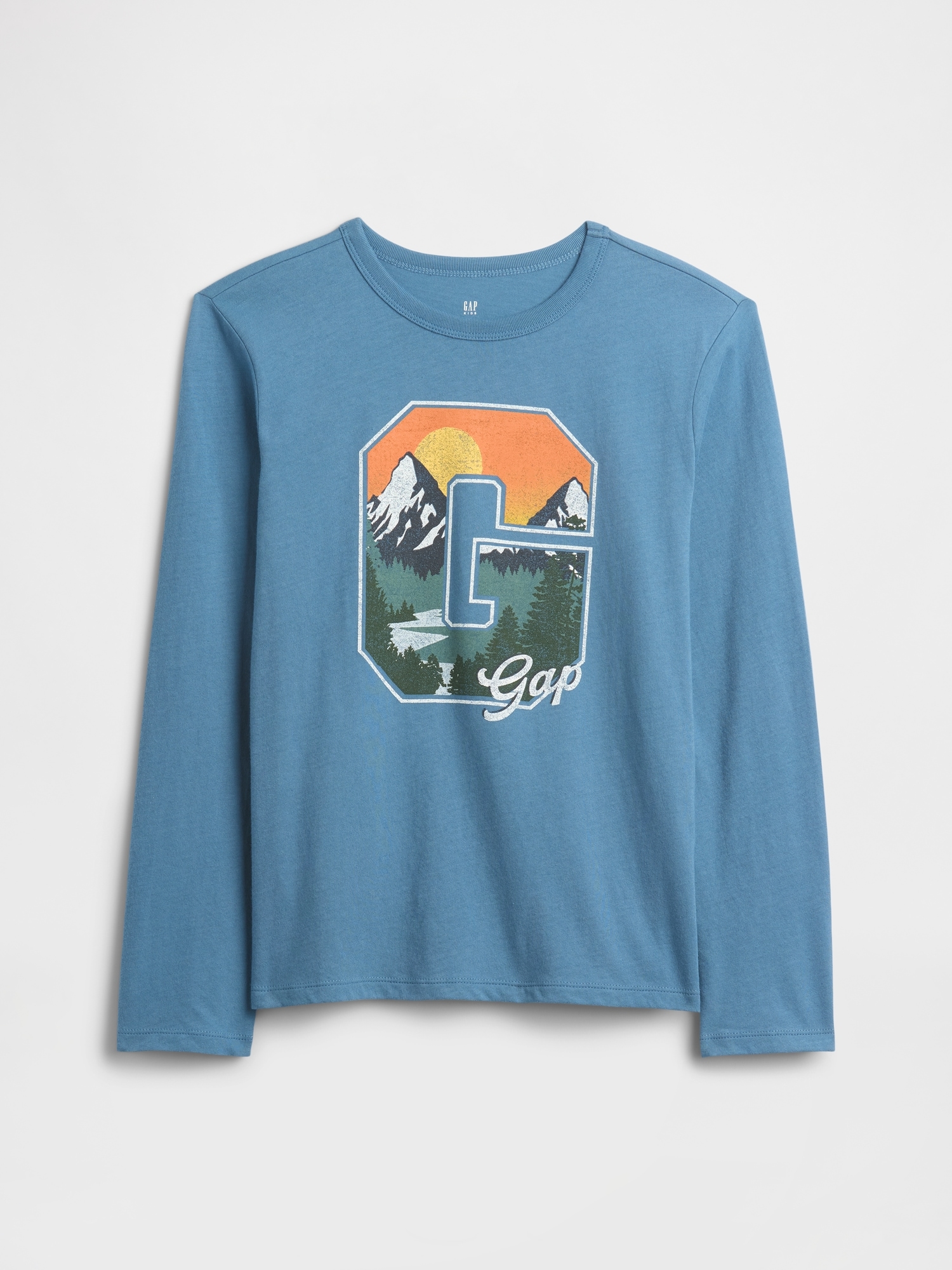 Kids Graphic T-Shirt - Cornflower Blue