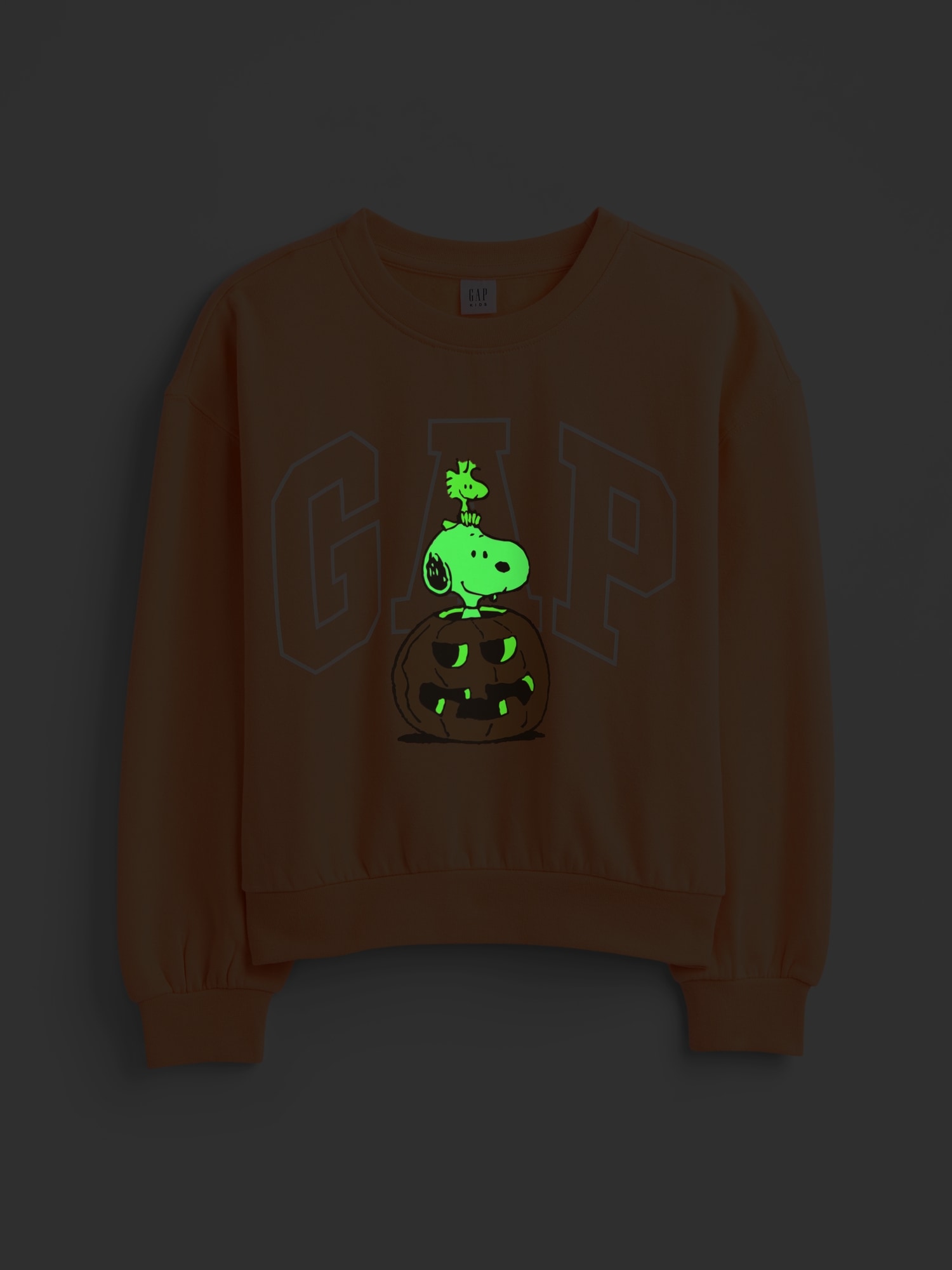 Gap Factory Gapkids | Peanuts Oversized Wedge Logo Sweatshirt In Orange