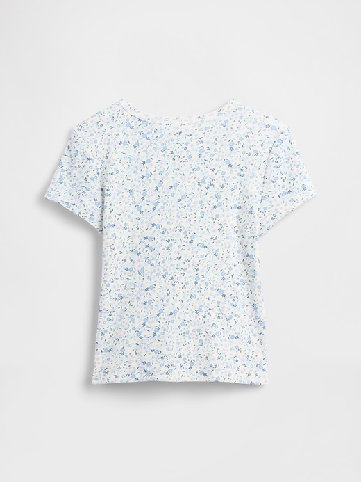 Image number 2 showing, Kids Ribbed Pointelle T-Shirt