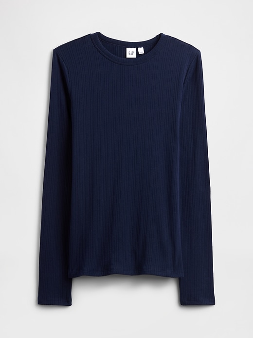 Image number 5 showing, Ribbed Crewneck T-Shirt