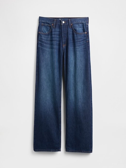 Image number 5 showing, Mid Rise Relaxed Straight Jeans