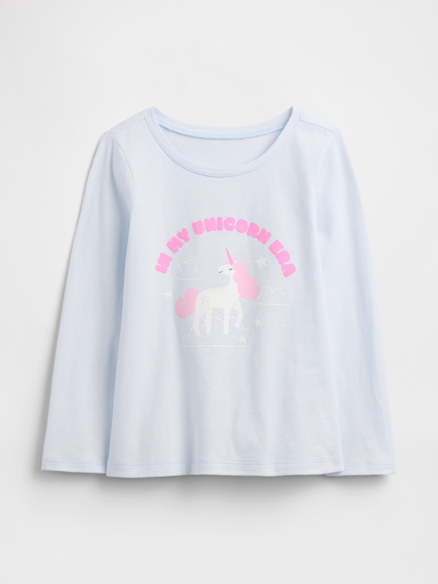 babyGap Graphic T-Shirt - Serene Blue Unicorn