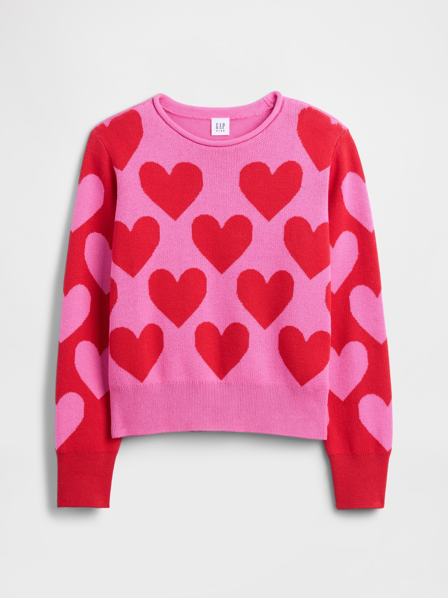 Kids Relaxed Roll-Neck Sweater