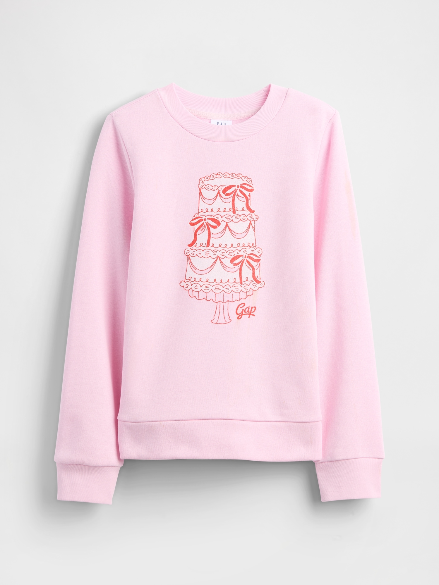 Kids Gap Graphic Sweatshirt - Primrose Pink