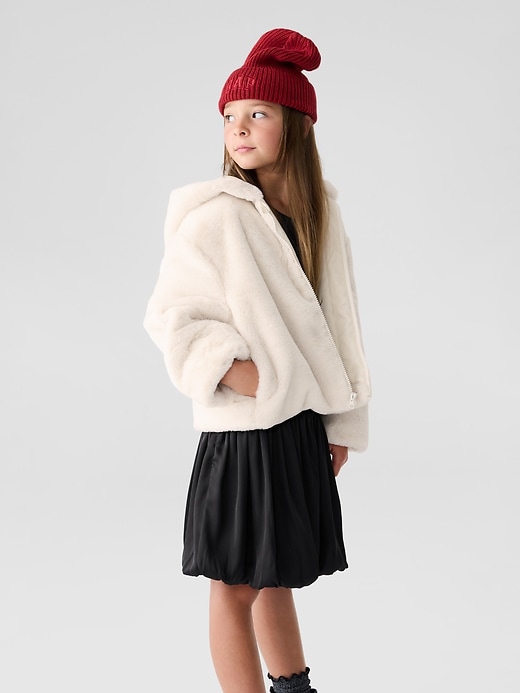 Image number 4 showing, Kids Relaxed Faux-Fur Jacket