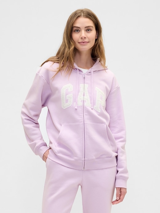 Image number 1 showing, Relaxed Gap Logo Zip Hoodie