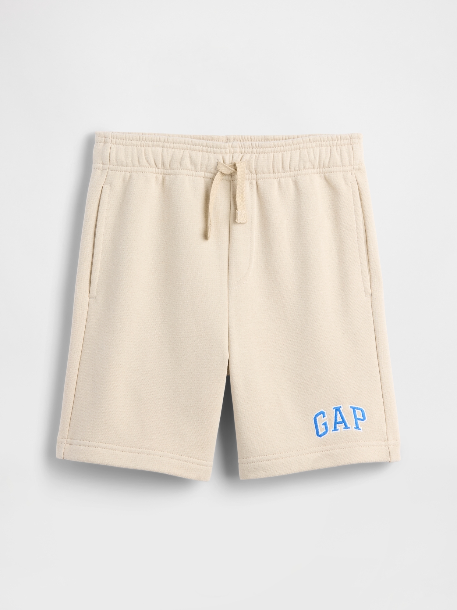 Kids Relaxed Gap Logo Pull-On Shorts - Bedrock Beige