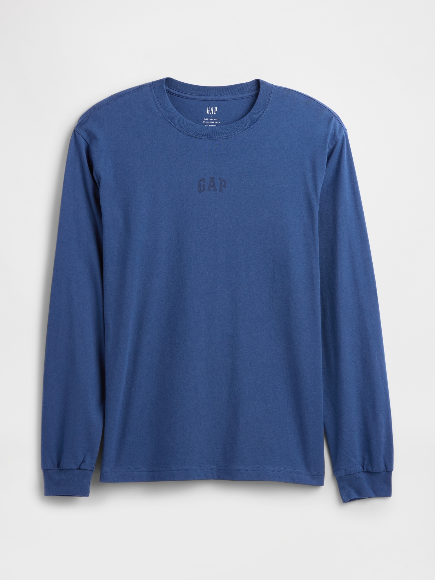 Gap Factory Everyday Soft Relaxed Gap Mini-logo T-shirt In Blue