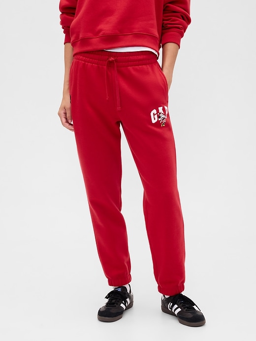 Image number 3 showing, Gap &#215 Disney Minnie Mouse Logo Joggers