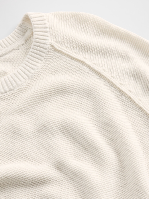 Image number 4 showing, Garter Crewneck Sweater