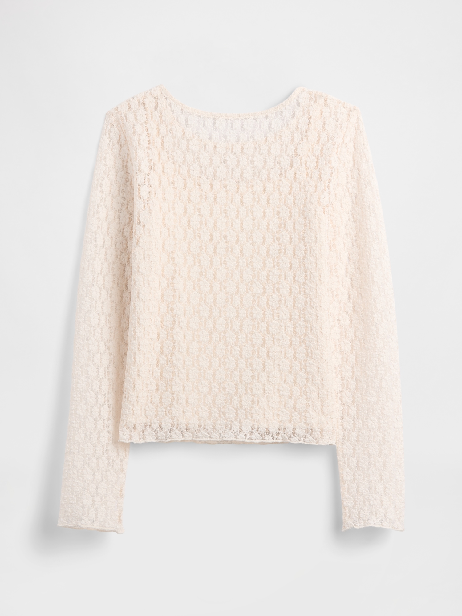 Gap Factory Kids Lace Top In Neutral