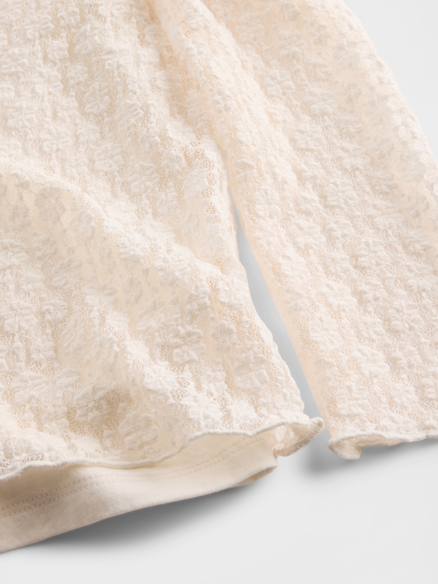 Gap Factory Kids Lace Top In Neutral