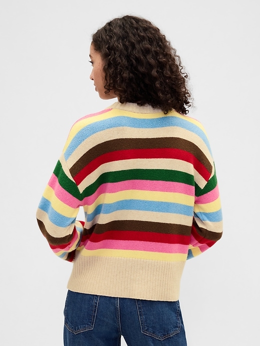 Image number 2 showing, CashSoft Relaxed Crewneck Tunic Sweater
