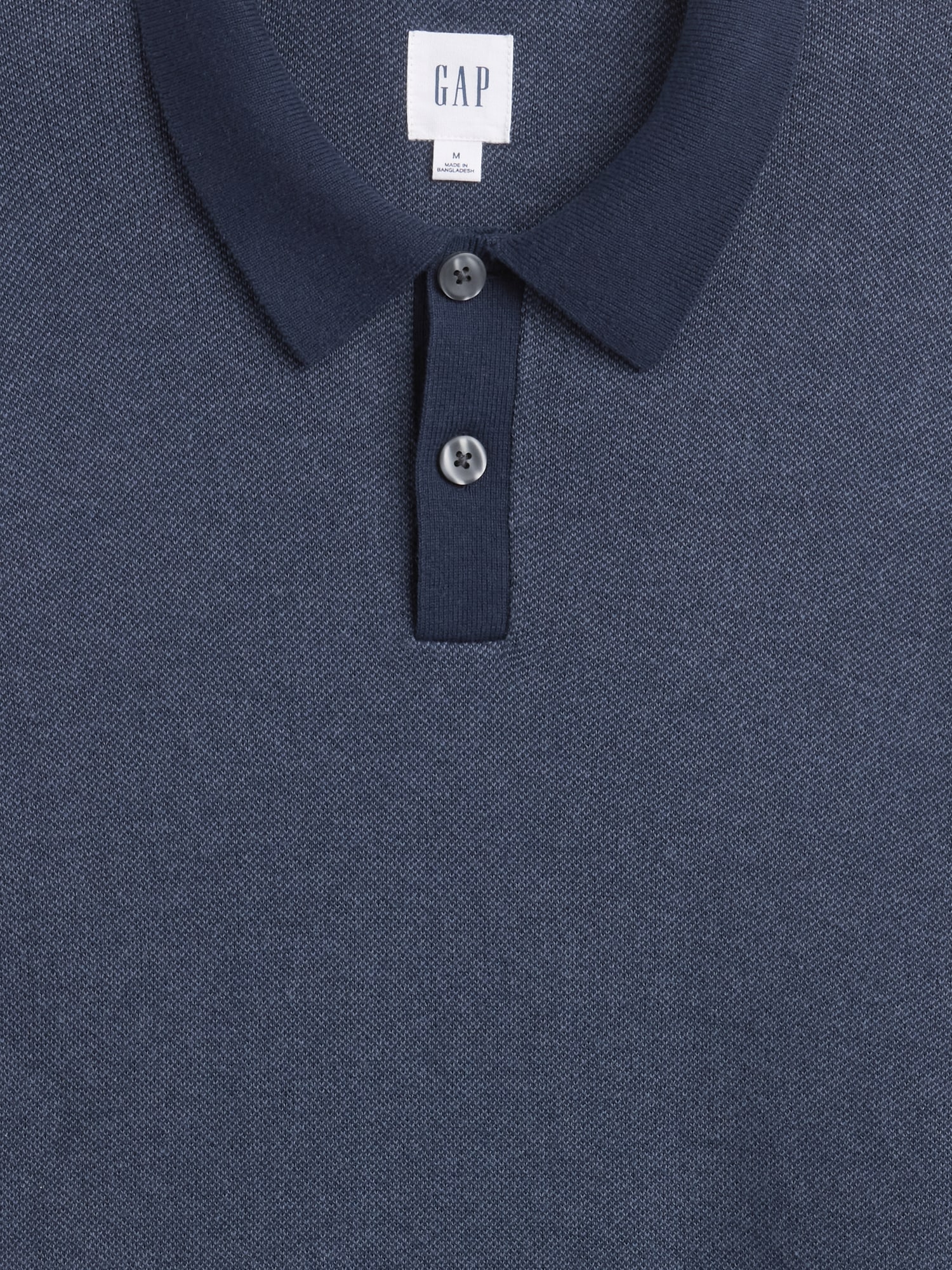 Relaxed Textured Polo Sweater Shirt | Gap Factory