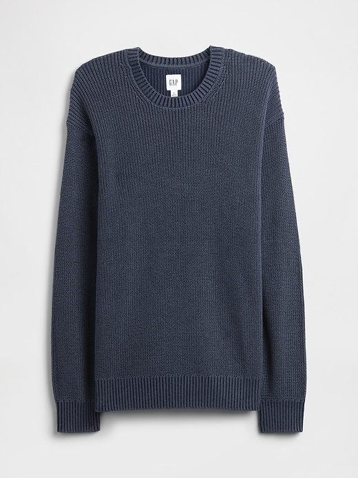 Image number 5 showing, Relaxed Plaited Crewneck Sweater