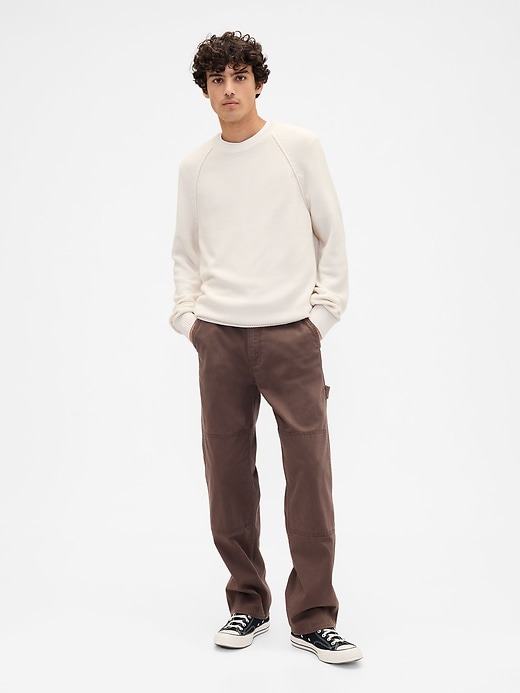 Image number 3 showing, Garter Crewneck Sweater