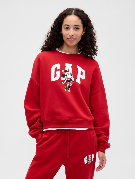 Image number 1 showing, Gap &#215 Disney Minnie Mouse Oversized Logo Sweatshirt