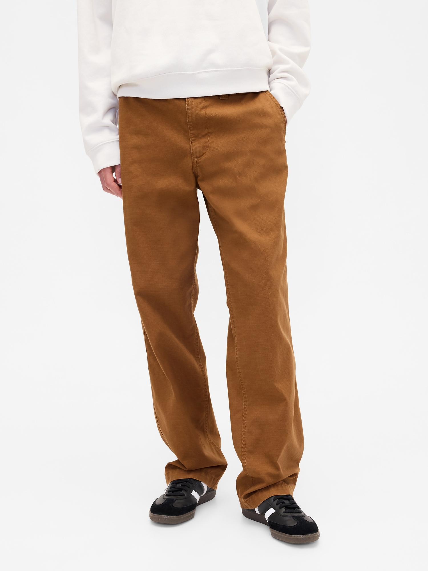 Gap Factory Relaxed Khakis In Brown