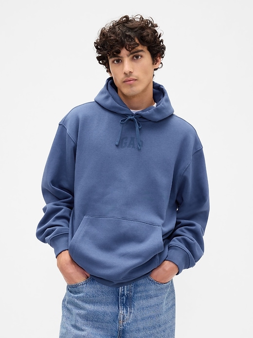 Image number 1 showing, Oversized Gap Mini-Logo Hoodie