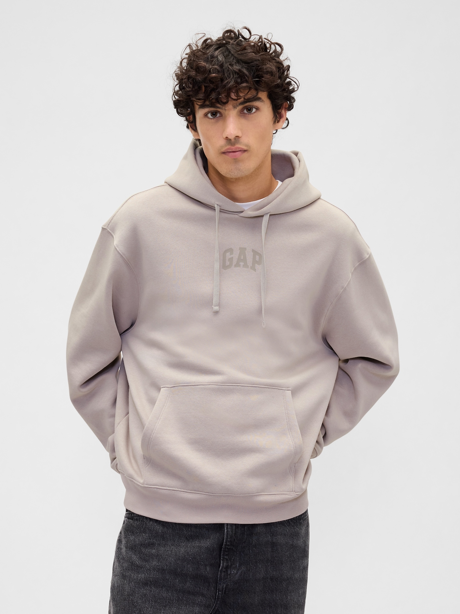 Gap Factory Oversized Gap Mini-logo Hoodie In Animal Print
