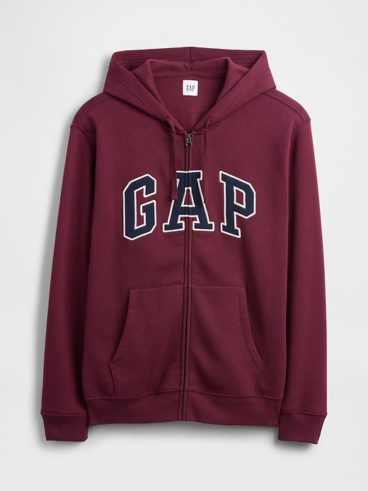 Image number 1 showing, Relaxed Gap Logo Zip Hoodie