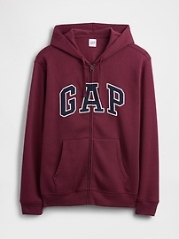 Relaxed Gap Logo Zip Hoodie