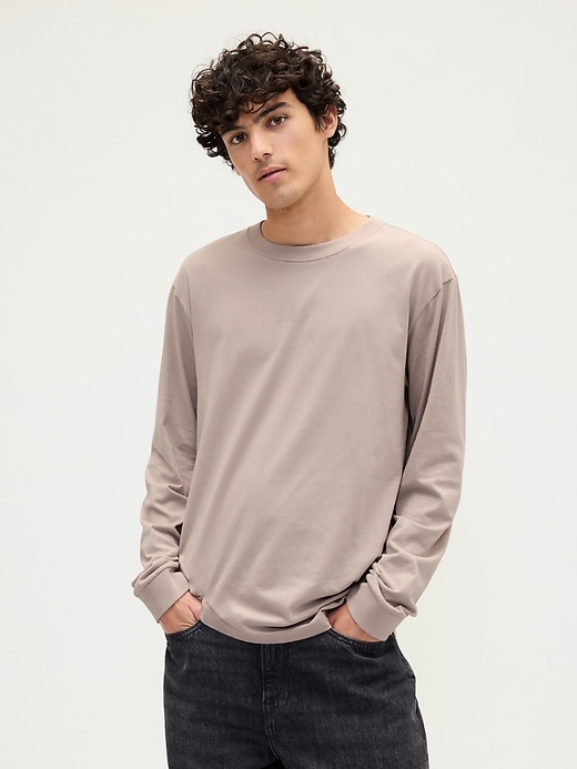 Image number 1 showing, Everyday Soft Relaxed Gap Mini-Logo T-Shirt