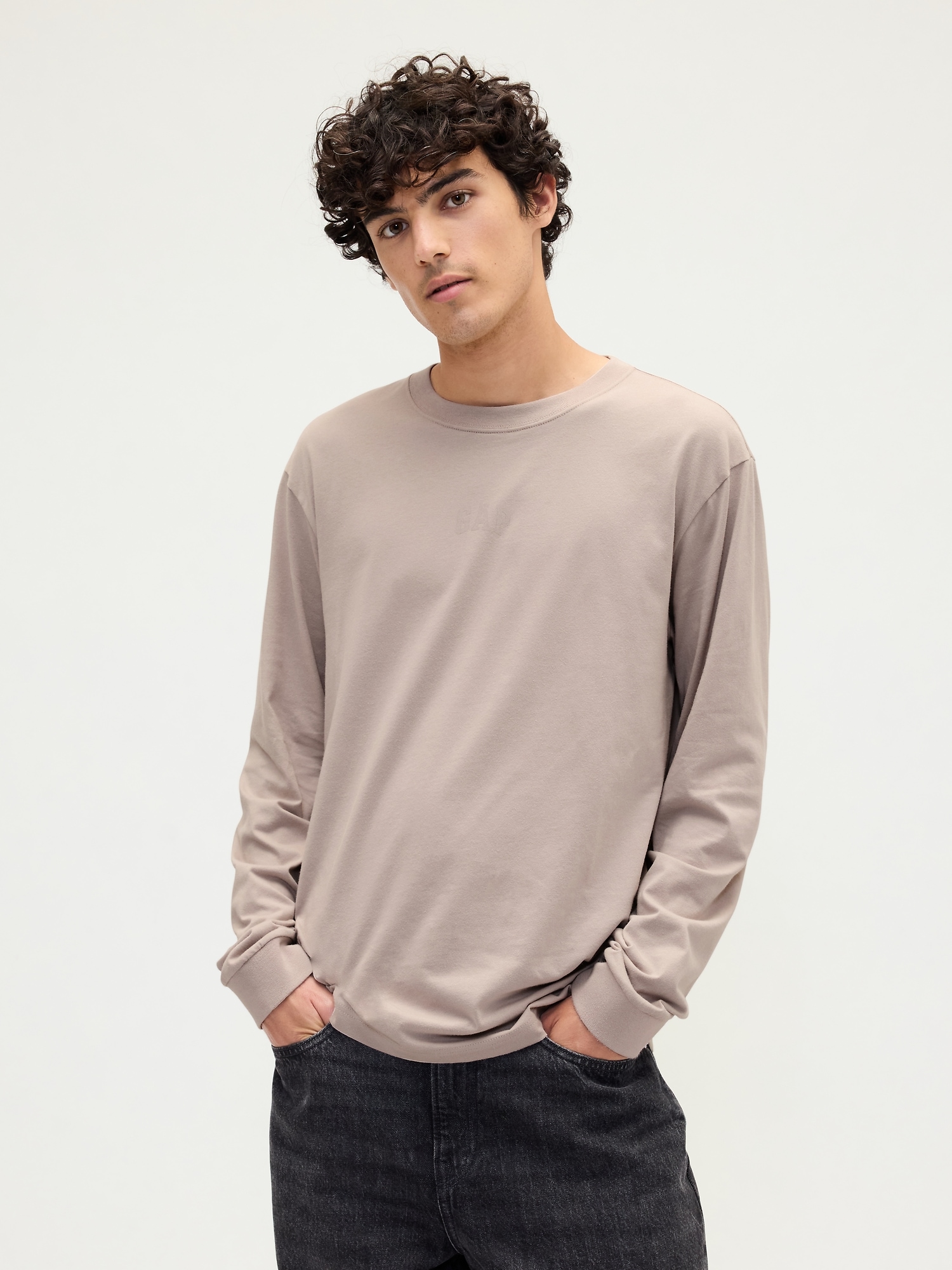 Everyday Soft Relaxed Gap Mini-Logo T-Shirt - Frosty Morning