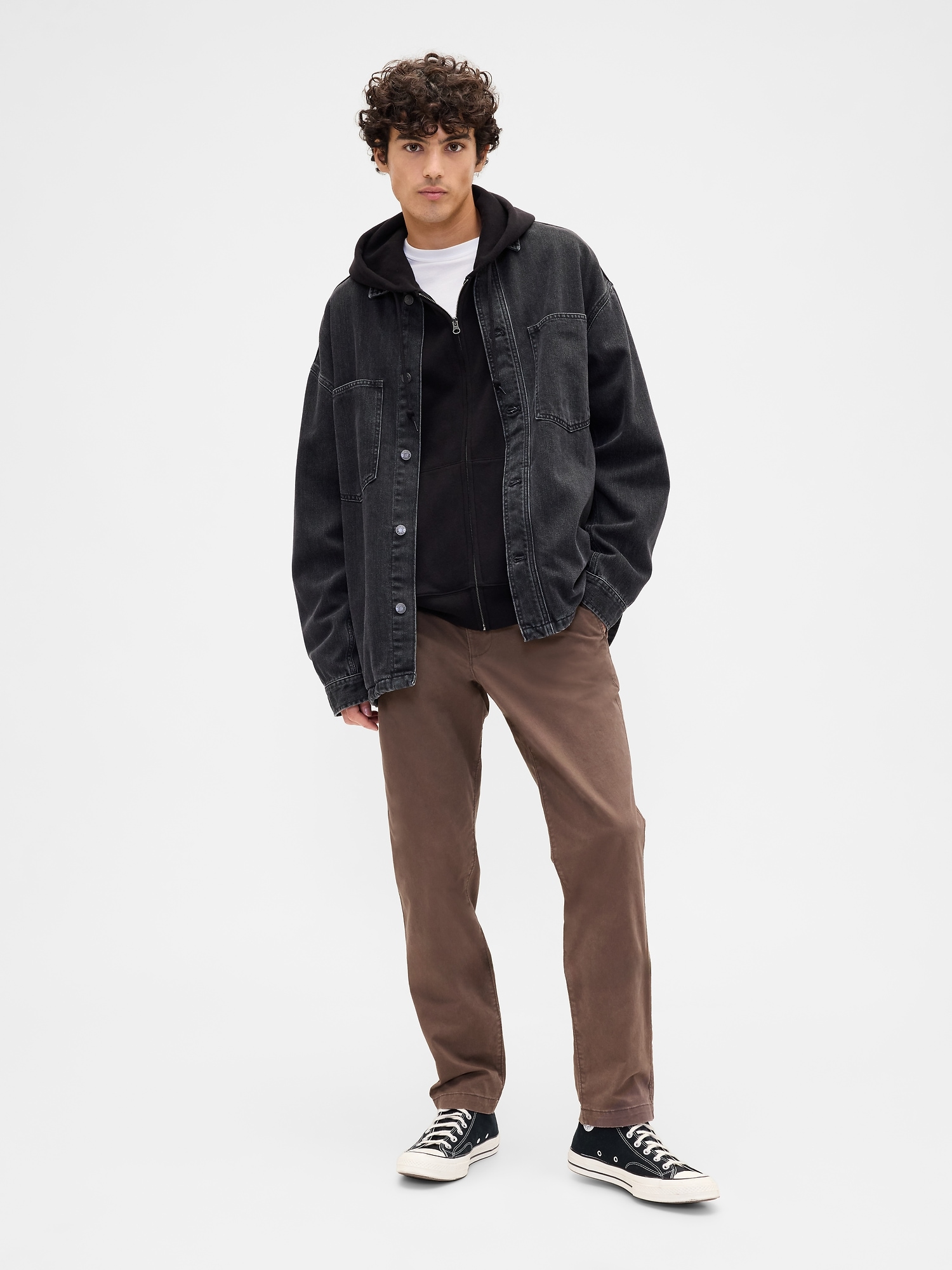 GapFlex Essential Khakis in Slim Fit - New Brown