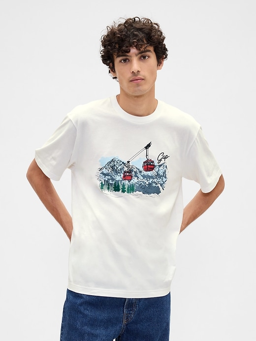 Image number 1 showing, Relaxed Gap Graphic T-Shirt