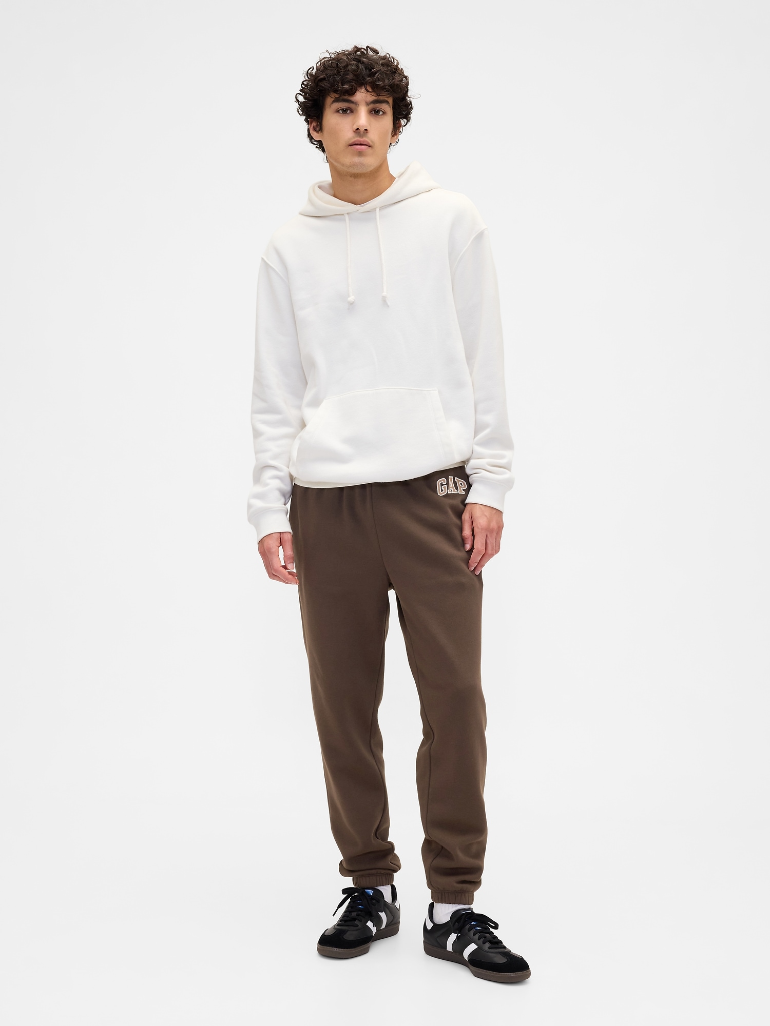 Gap Logo Joggers - Ground Brown