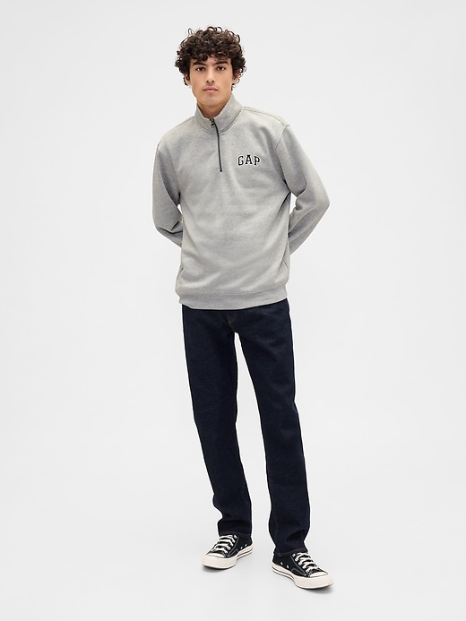 Image number 3 showing, Relaxed Gap Logo Quarter-Zip Sweatshirt