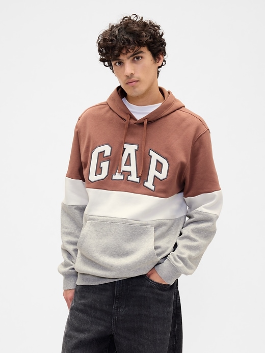 Image number 1 showing, Relaxed Gap Logo Colorblock Hoodie