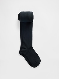 Image number 1 showing, Kids Pull-On Ribbed Tights