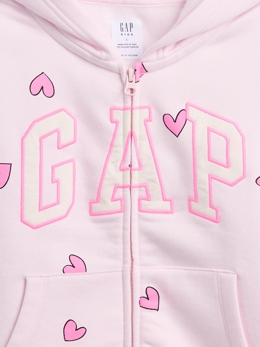 Image number 3 showing, Kids Relaxed Gap Logo Zip Hoodie