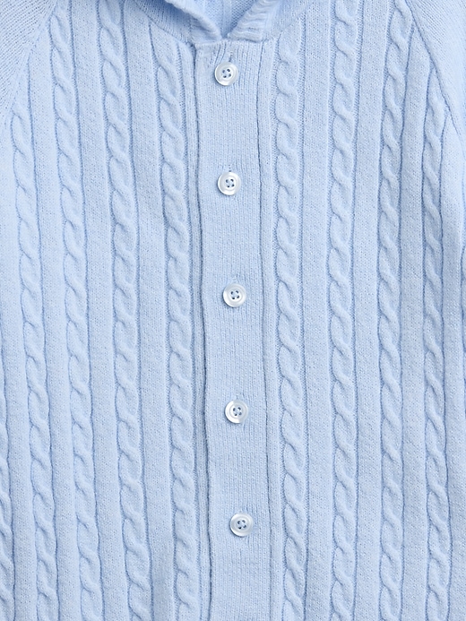 Image number 3 showing, Baby CashSoft Cable-Knit One-Piece