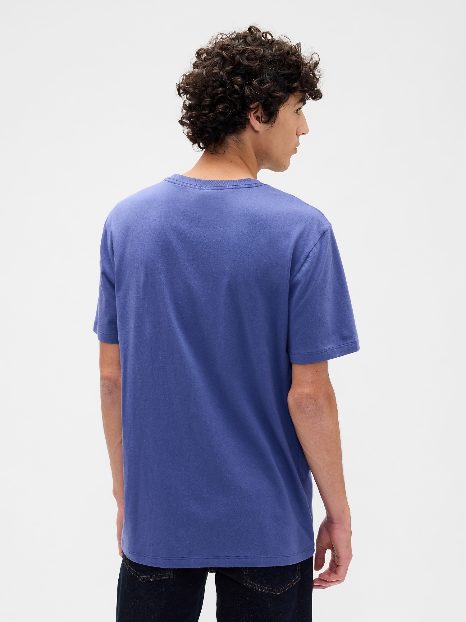 Gap Factory Everyday Soft Crewneck T-shirt In Blue