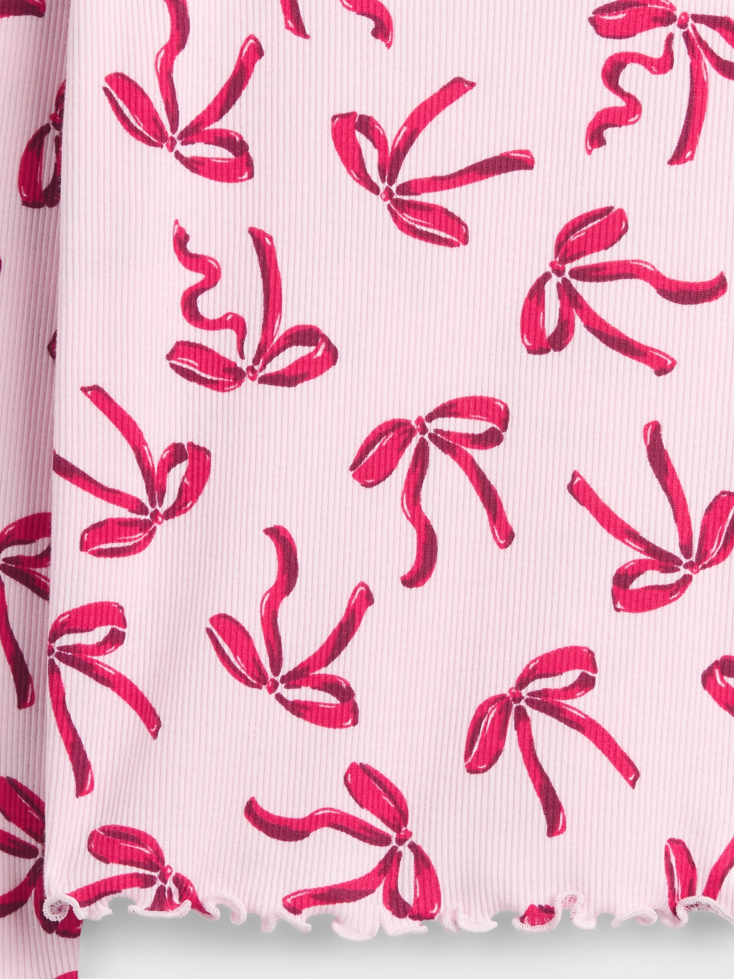 Gap Factory Babygap Ribbed Print T-shirt In Pink
