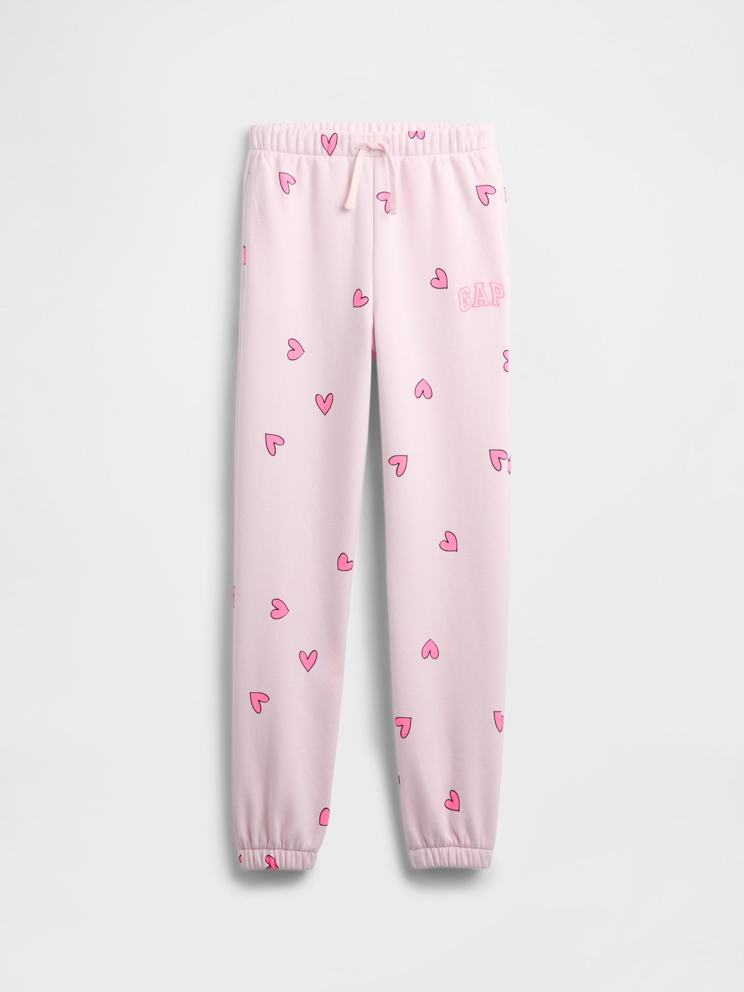 Kids Relaxed Gap Logo Joggers - Light Pink Heart