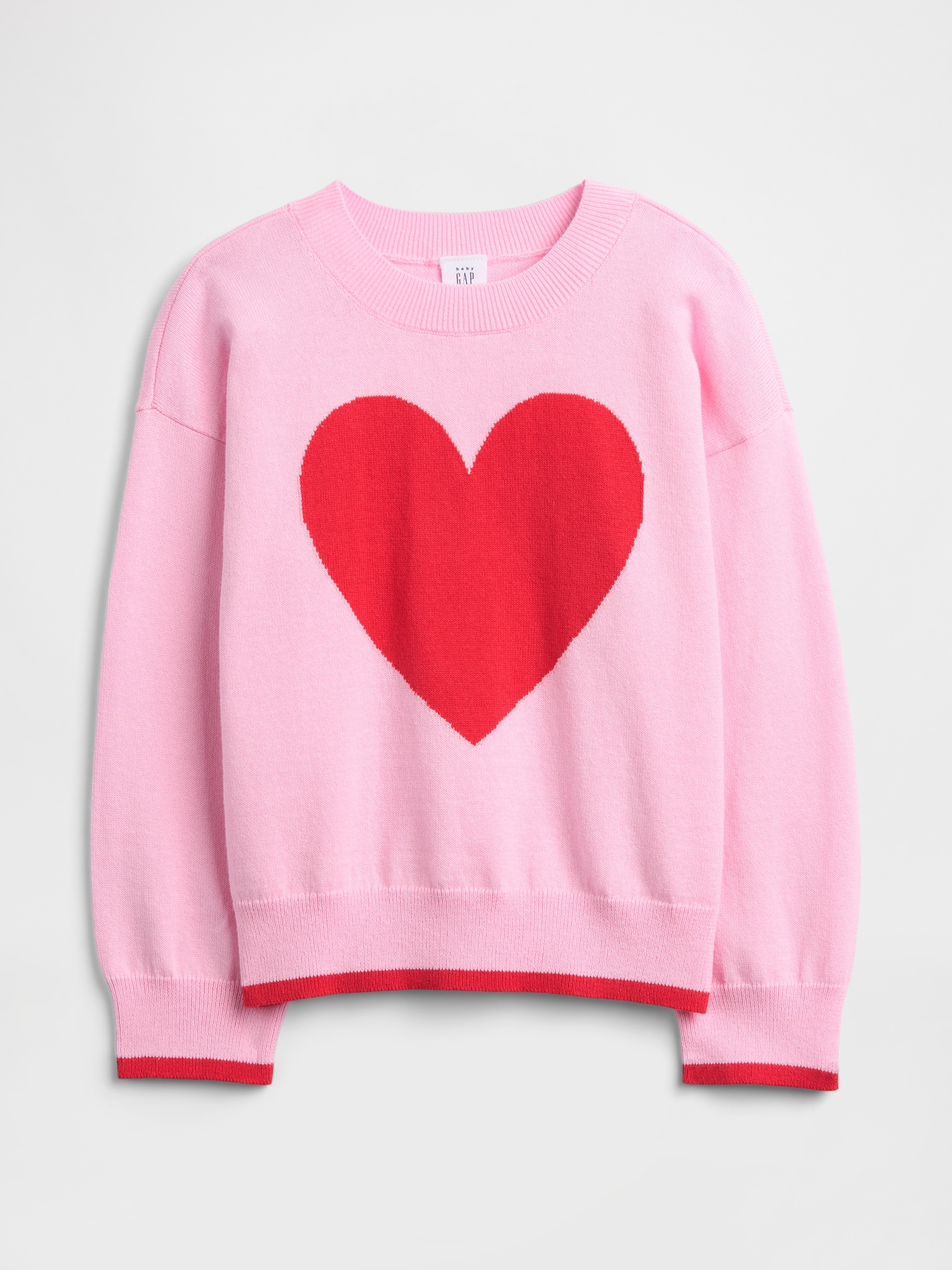 babyGap Intarsia Sweater - Primrose Pink Heart